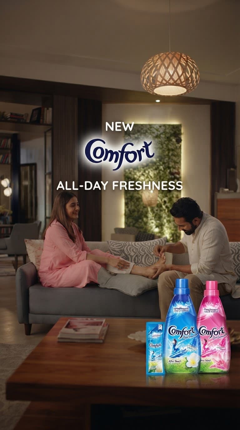 Comfort Washing Liquid Ad — Production Projects